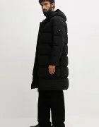 Tommy Hilfiger Пухено яке в черно зимен модел MW0MW40628
