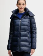 Tommy Hilfiger Пухено яке в тъмносиньо преходен модел WW0WW47355
