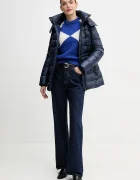 Tommy Hilfiger Пухено яке в тъмносиньо преходен модел WW0WW47355