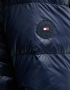 Tommy Hilfiger Пухено яке в тъмносиньо преходен модел WW0WW47355