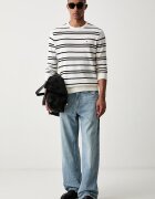Tommy Hilfiger пуловер мъжки от памук бежов MW0MW39999