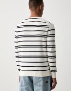 Tommy Hilfiger пуловер мъжки от памук бежов MW0MW39999