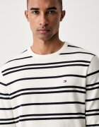 Tommy Hilfiger пуловер мъжки от памук бежов MW0MW39999