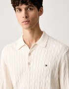 Tommy Hilfiger пуловер мъжки от памук бежов MW0MW41955