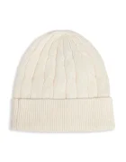 Tommy Hilfiger шапка beanie за деца от памук бежова KA0KA00101