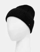 Tommy Hilfiger Шапка с вълна в черно AW0AW17779