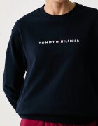 Tommy Hilfiger суичър дамски от памук тъмносин UW0UW06619