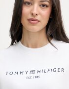 Tommy Hilfiger суичър дамски с памук бял WW0WW47831