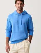 Tommy Hilfiger суичър с качулка мъжки от памук син MW0MW37235