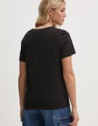 Tommy Hilfiger тениска дамска от памук черна WW0WW40276