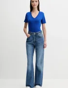 Tommy Hilfiger тениска дамска от памук синя WW0WW40584