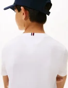 Tommy Hilfiger тениска за деца от памук бяла KB0KB06879