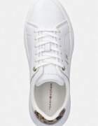 Tommy Hilfiger TH CHIC PLATFORM SNAKE маратонки дамски от кожа бели с платформа FW0FW09456