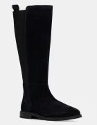 Tommy Hilfiger Велурени ботуши FLAG SUEDE LONG BOOT