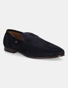 Tommy Hilfiger Велурени мокасини TH FLEXIBLE SUEDE LOAFER