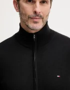 Tommy Hilfiger жилетка мъжка от памук черна MW0MW36517