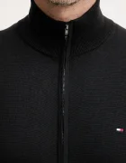 Tommy Hilfiger жилетка мъжка от памук черна MW0MW36517