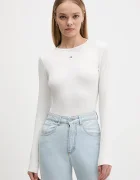 Tommy Jeans Блуза с дълги ръкави (2 броя) дамска в бяло DW0DW17716