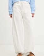 Tommy Jeans дънки barrel дамски бели DW0DW22662
