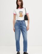 Tommy Jeans дънки mom fit дамски сини DW0DW22994