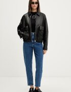 Tommy Jeans дънки mom fit дамски сини DW0DW23464