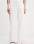 Tommy Jeans дънки wide leg дамски бели DW0DW22648