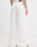 Tommy Jeans дънки wide leg дамски бели DW0DW22648