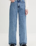 Tommy Jeans дънки wide leg дамски сини DW0DW22641