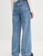 Tommy Jeans дънки wide leg дамски сини DW0DW22641