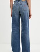 Tommy Jeans дънки wide leg дамски сини DW0DW23029