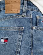 Tommy Jeans дънки wide leg дамски сини DW0DW23029