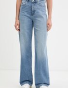 Tommy Jeans дънки wide leg дамски сини DW0DW23332