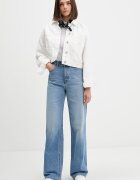 Tommy Jeans дънки wide leg дамски сини DW0DW23332