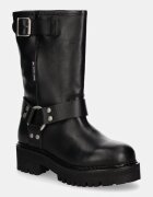 Tommy Jeans Кожени боти TJW URBAN BIKER BOOT LEATHER