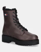 Tommy Jeans Кожени боти TJW URBAN LACEUP BOOT WL