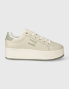 Tommy Jeans Кожени маратонки TJW FLATFORM ESS