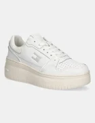 Tommy Jeans Кожени маратонки TJW RETRO BASKET FLATFORM