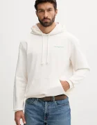 Tommy Jeans Памучен суичър мъжки в бежово с качулка с принт DM0DM22112