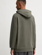 Tommy Jeans Памучен суичър мъжки в зелено с качулка с принт DM0DM22086