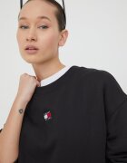 Tommy Jeans Памучен суичър в черно с апликация DW0DW17325