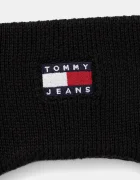 Tommy Jeans Памучна лента за глава в черно AW0AW17898