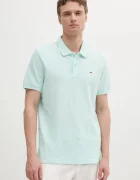 Tommy Jeans Памучна тениска с яка