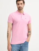 Tommy Jeans Памучна тениска с яка