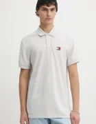 Tommy Jeans Памучна тениска с яка