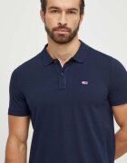 Tommy Jeans Памучна тениска с яка