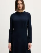 Tommy Jeans Рокля в тъмносиньо къса разкроена DW0DW21916