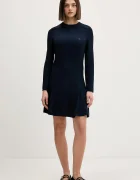 Tommy Jeans Рокля в тъмносиньо къса разкроена DW0DW21916