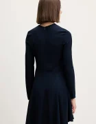 Tommy Jeans Рокля в тъмносиньо къса разкроена DW0DW21916