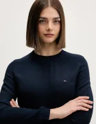Tommy Jeans Рокля в тъмносиньо къса разкроена DW0DW21916