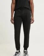 Tommy Jeans спортен панталон мъжки с памук черен DM0DM20473